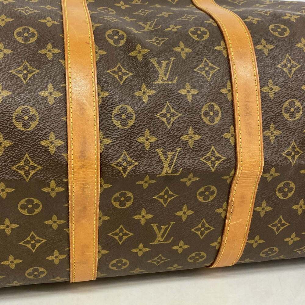 LOUIS VUITTON Brown Monogram Keepall 60 Boston Bag - Picture 10 of 11